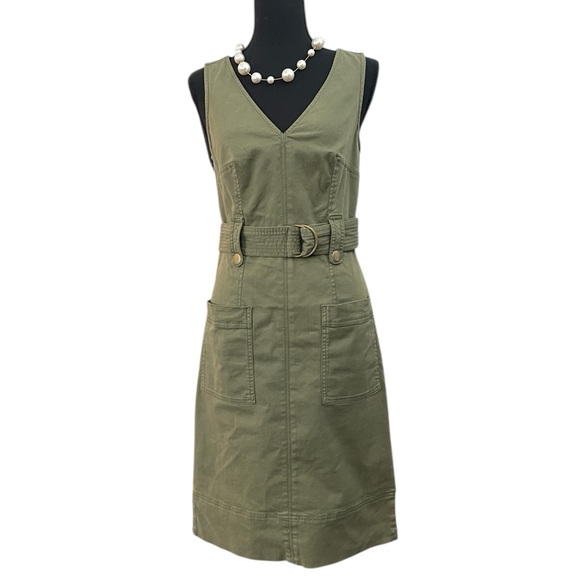 Maeve Anthropologie Oona Utility
Dress Army Green Size 2 - Picture 2 of 8